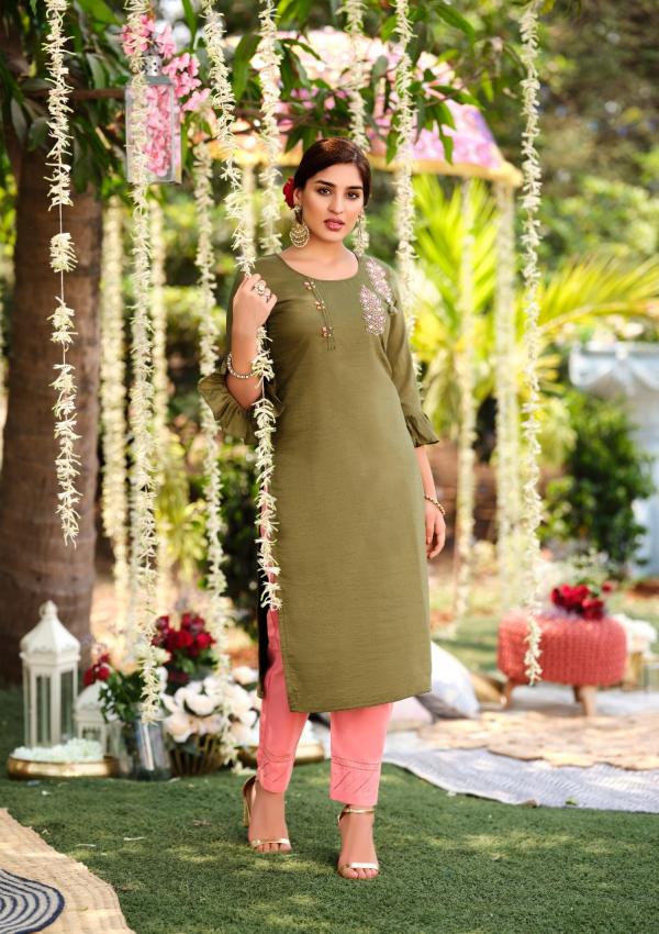 Kiana Fantasy Fancy Wear Musleen Kurti With Pant Collection